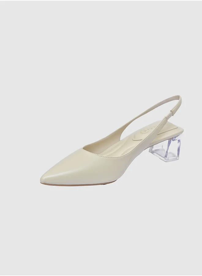 Vincci Pointed Toe Mid Heel pumps