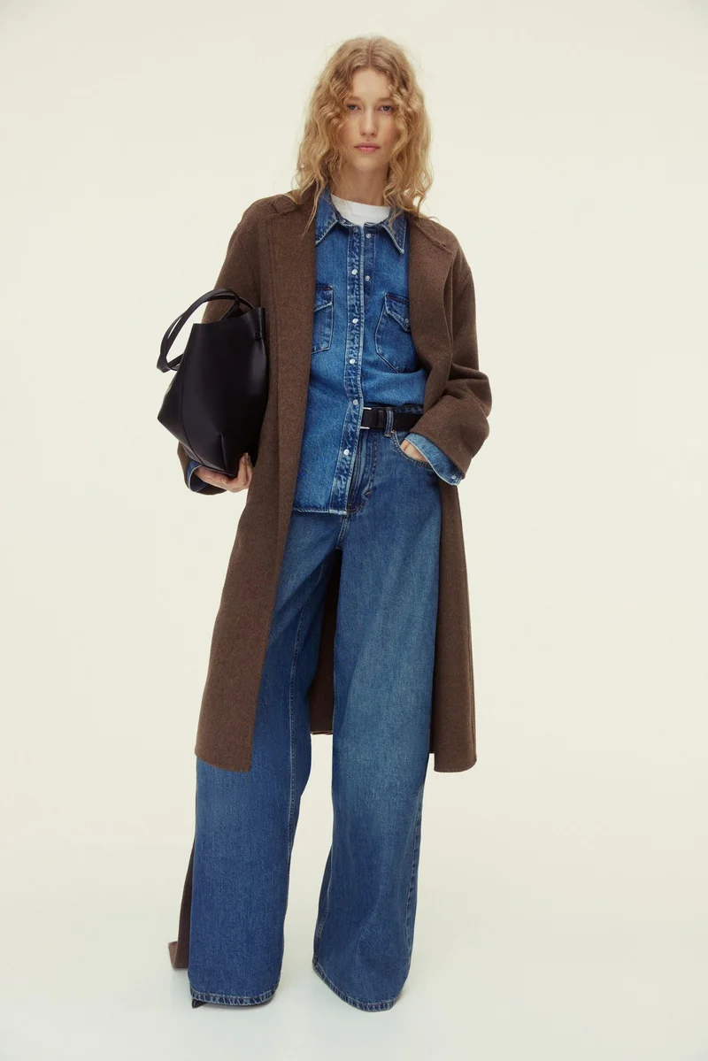 H&M Handmade wool-blend coat