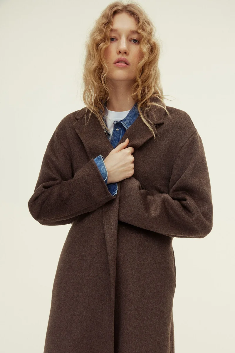 H&M Handmade wool-blend coat