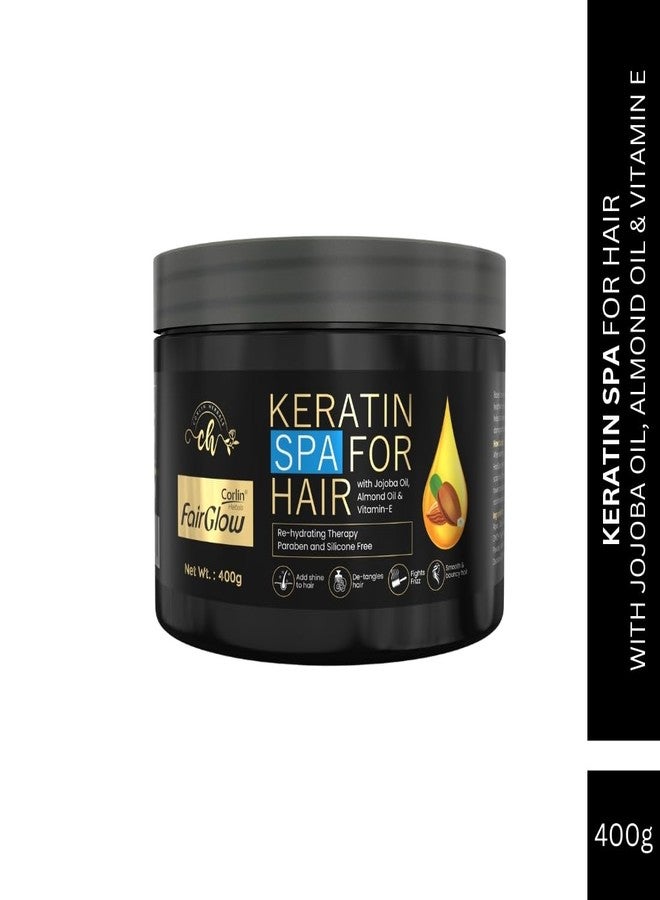 CORLIN FAIRGLOW Corlin Fair Glow Keratin Hair Spa Cream, 400g | Re-hydrating Therapy for Dry Damaged Hair | For Men & Women - Image 2