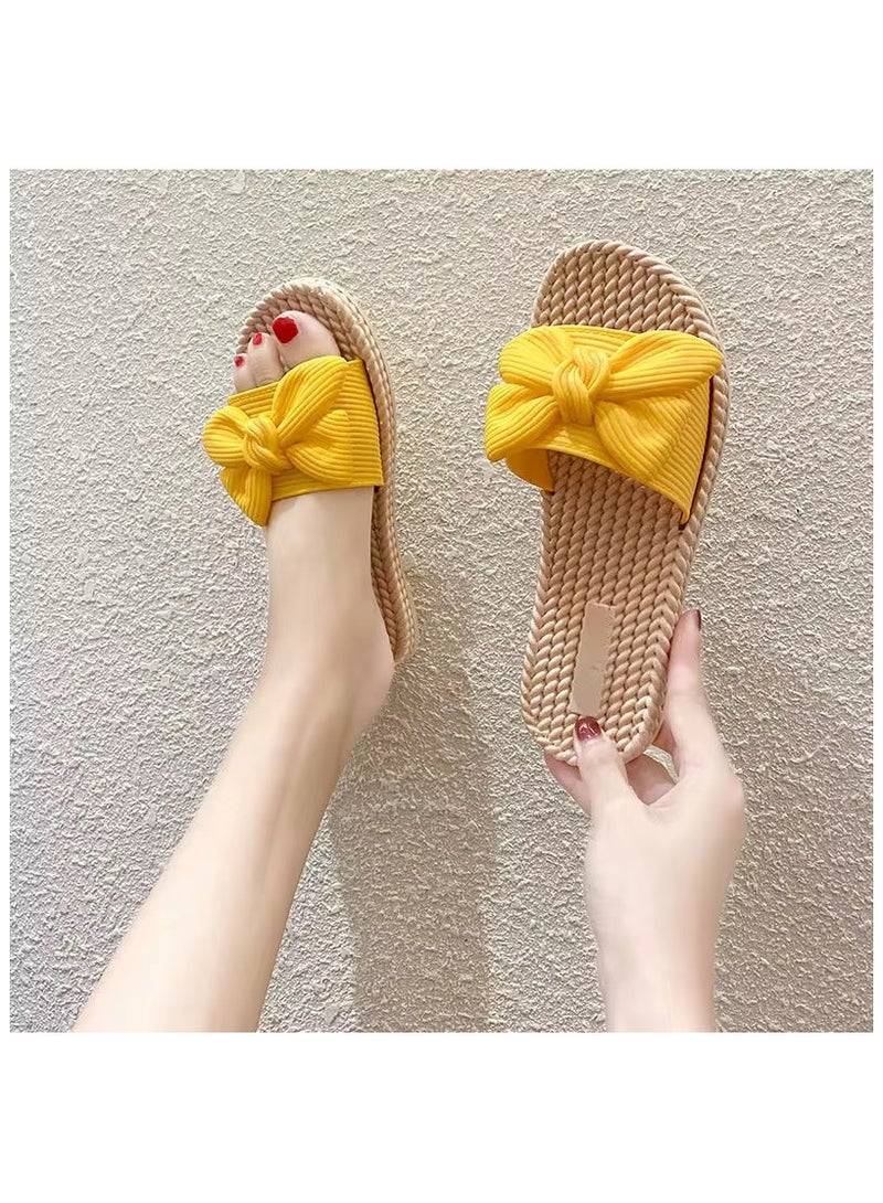 Women Slippers Outdoor Or Indoor Flat Beach Sandals Footwear For Ladies  - Image 2