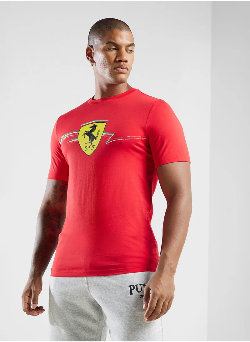 بوما Ferrari Race Big Shield T-Shirt