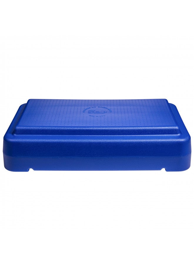 The Step Durable Stackable Step - Aerobic step Platform with Non-Slip Surface - Made in USA - Perfect Steppers for Exercise - Workout Equipment for Home,Blue - Image 1
