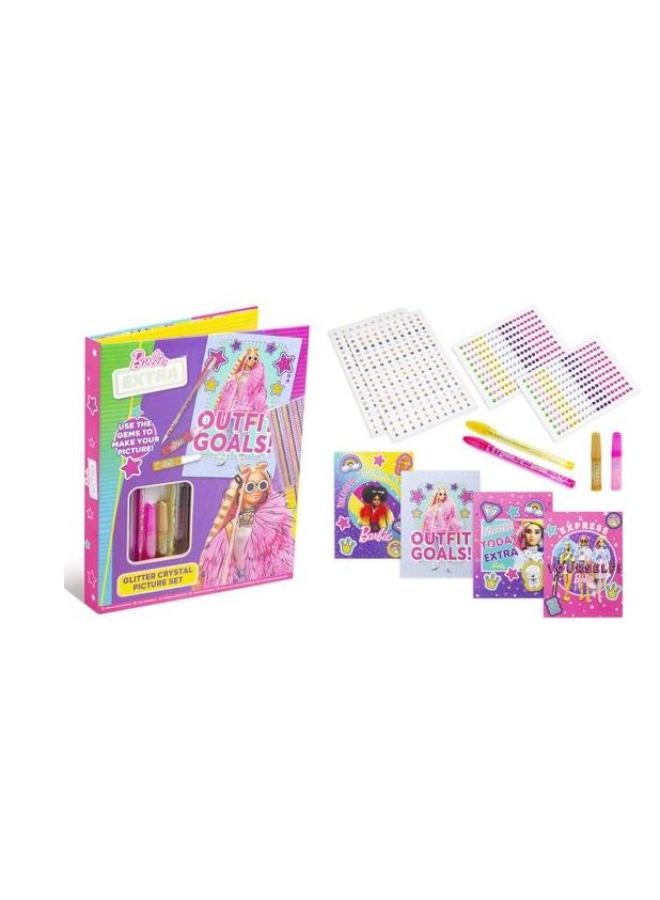 Barbie Toh Barbie Extra Glitter Crystal Picture Set