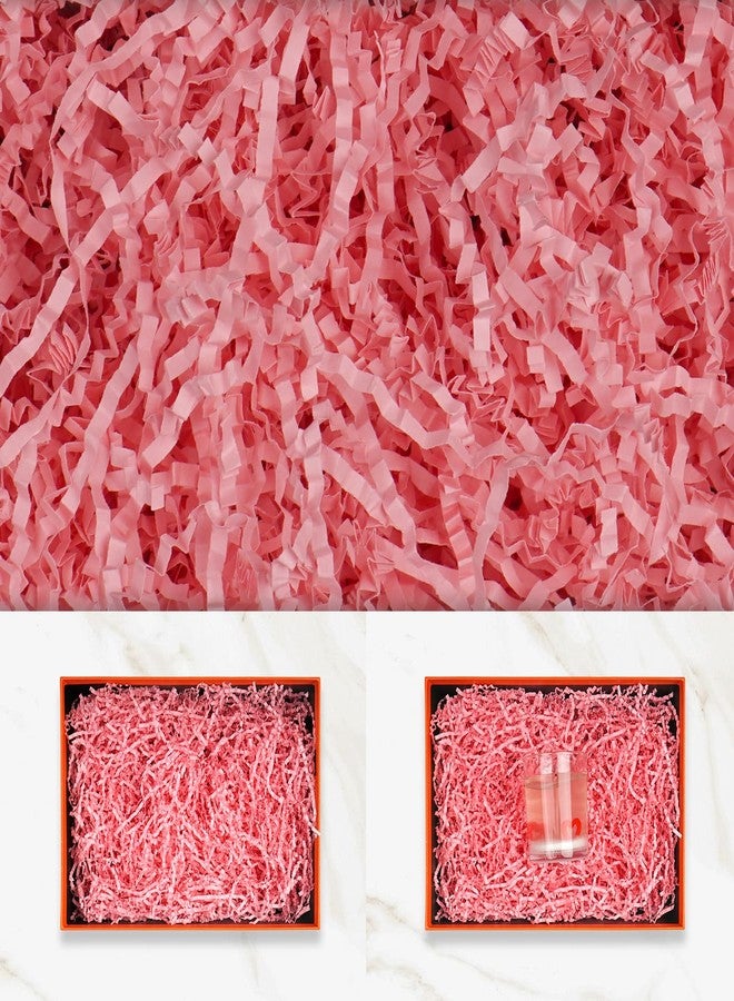 JIWINNER 4oz Pink Crinkle Paper Filler for Gift Wrapping, Ideal for Gift Boxes, Baskets, and Crafts - Image 2