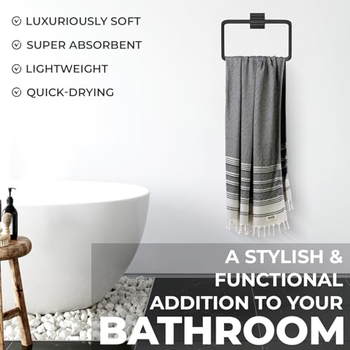DEMMEX Organic Diamond Turkish Bath & Beach Towel | 100% Oeko-TEX Certified Turkish Cotton, Ultra-Soft, Quick-Dry, Lightweight, Compact & Oversized Luxury Peshtemal Towel, Prewashed, 71"x36", Mustard - Image 5