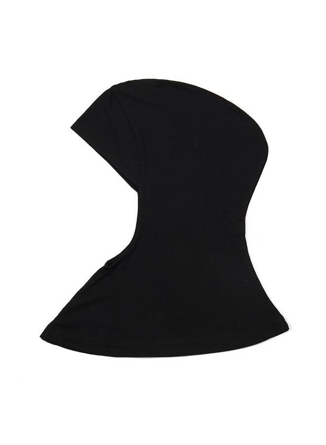 Comfortable Classic Long Scarf Black，Women Muslim Hijab Cap Adjustable Neck Cover Under Scarf Solid Plain Turban Cap Head Wear Cap - Image 5
