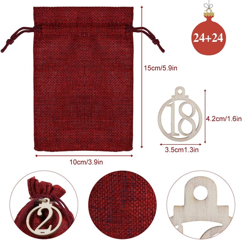 LIHAO 24 Days Advent Calendar Gift Bags - Image 2