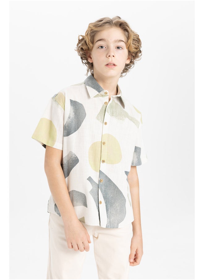 Boy Oversize Fit Polo Neck Woven Short Sleeve Shirt - pzsku/Z994DECBBAFC985EA3F20Z/45/_/1735653293/7ec86c65-e961-42f5-9e3b-e91a06c1a415