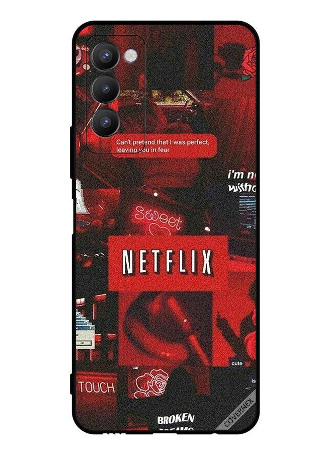Covernex Protective Case Cover For Tecno Camon 18 P Netflix Tags  - Image 1