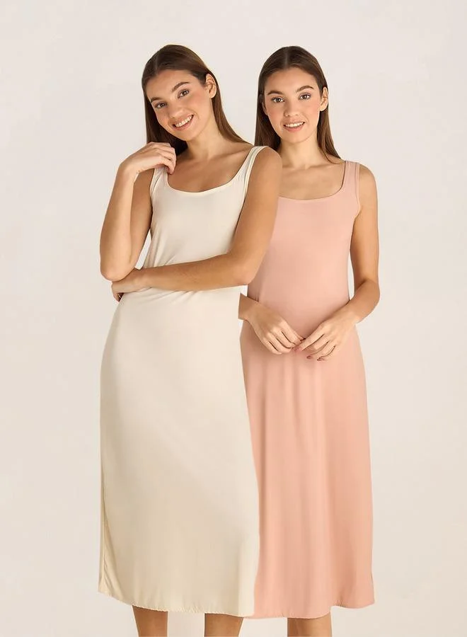 Splash FAV Set of 2   Slip Dress Sleeveless