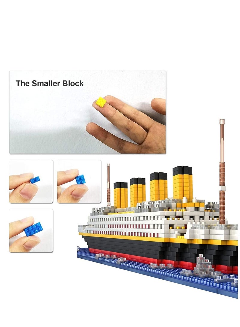 Y&D Micro Mini Blocks Titanic Model Building Set with 1860 Piece Bricks Toy, 3D Puzzle DIY Educational Toy Gift for Adults and Kids - Image 3