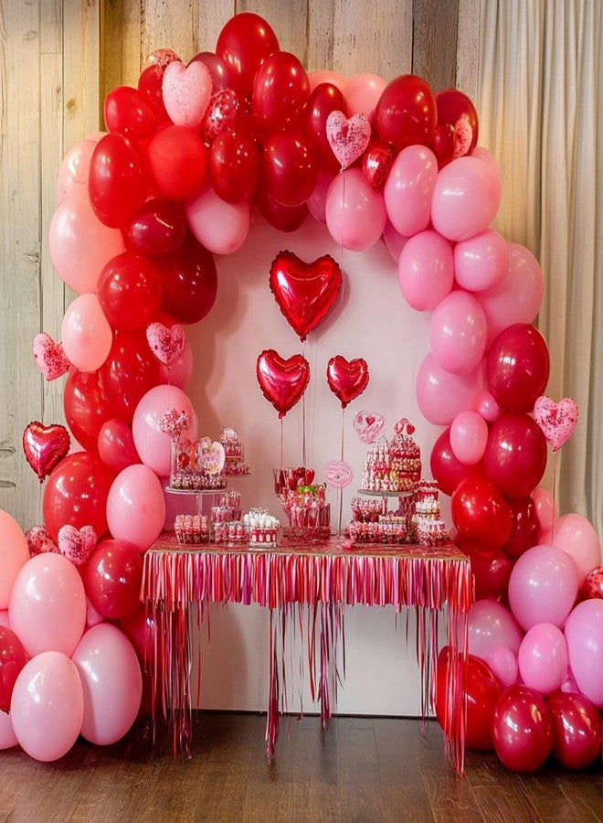 RUBFAC 135pcs Red Balloons Different Sizes 18 12 10 5 Inch for Birthday Party Graduation Anniversary Wedding Decorations - Image 5