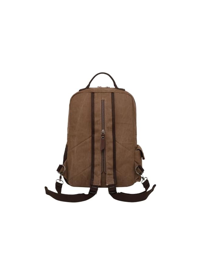 PROMASS Vintage Canvas Cross Body Messenger Backpack Rucksack For Men & Boys Casual Book Bag Sports Daypack - Image 3