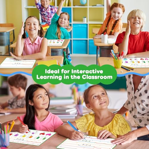 Laffunz 12 PCS Fraction Manipulatives Dry Erase Flash Cards Math Manipulatives Fraction Circles Math Games for Kids Elementary School 1st 6th Grade Homeschool Supplies Teacher Classroom Must Have - Image 5