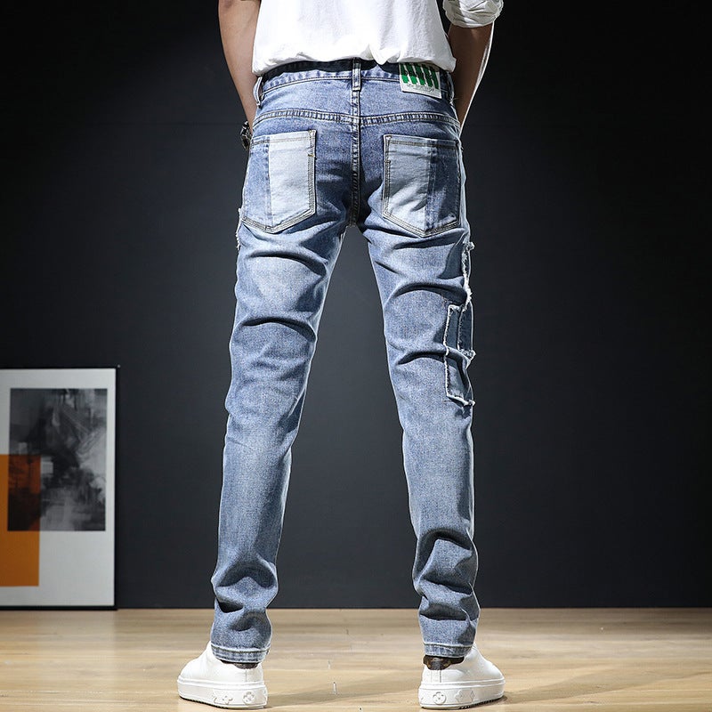 Unisex Classic Denim Jeans Loose Fit Daily Outdoor Wear - Image 5