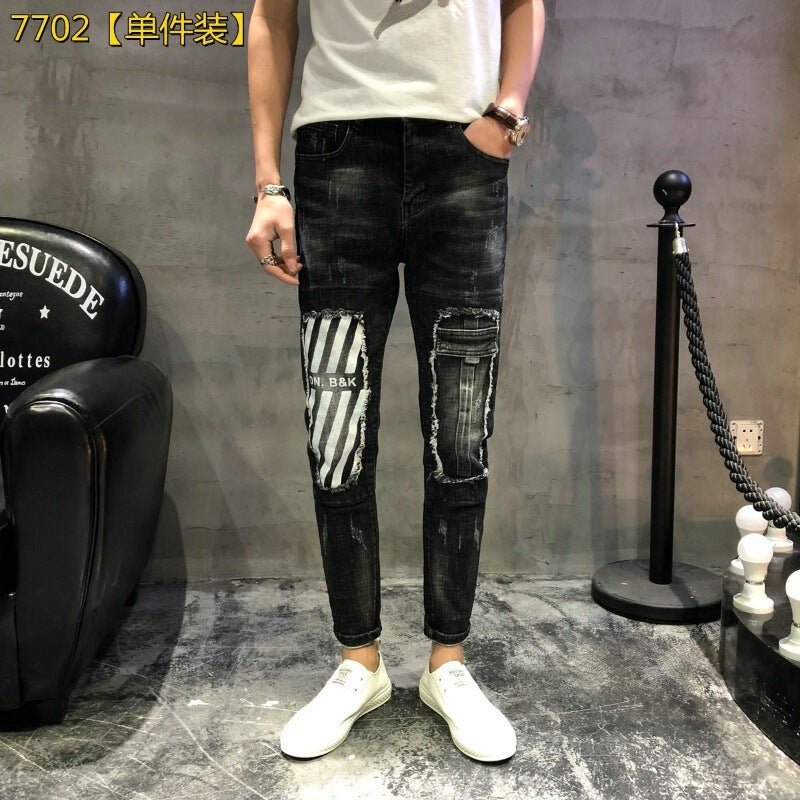 Unisex Classic Denim Jeans Loose Fit Daily Outdoor Wear - Image 1