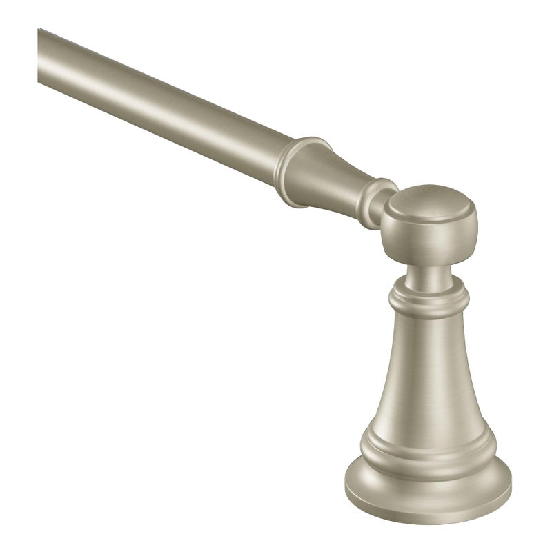 MOEN Moen YB8418BN Weymouth 18-Inch Single Towel Bar  Brushed Nickel  - Image 1