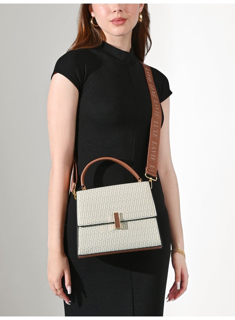 لافي حقيبة ساتشل نسائية فاخرة مونوهيبسي أوف وايت - Image 2