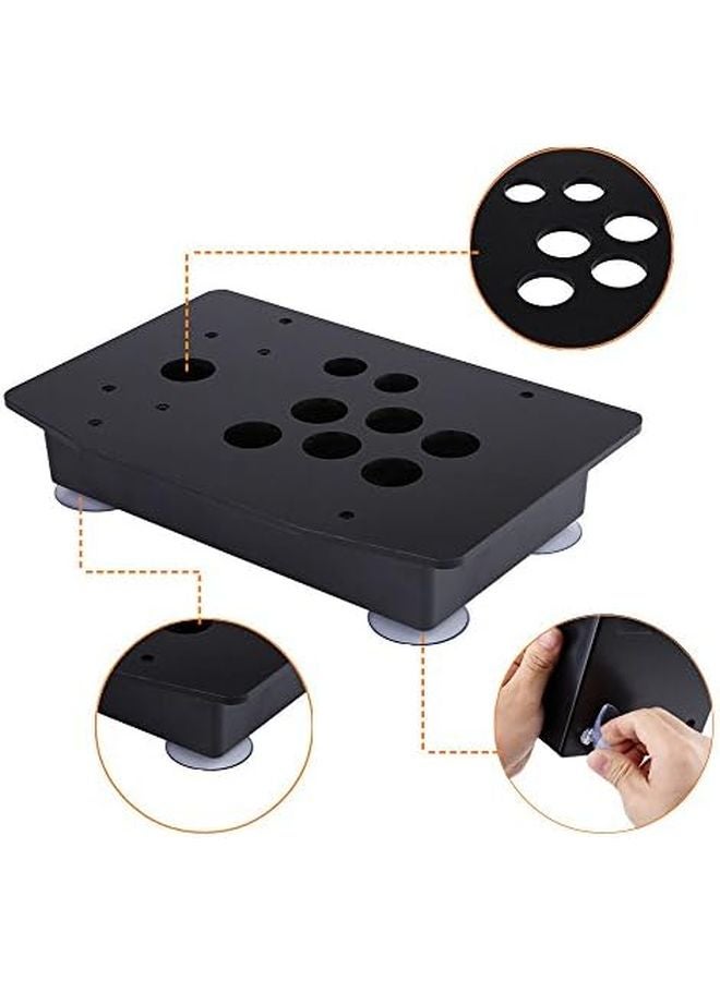 Walfront لوحة الأكريليك الأسود DIY مجموعة عصا التحكم لاستبدال وحدة تحكم خزانة آلة ألعاب الأركيد - Image 4