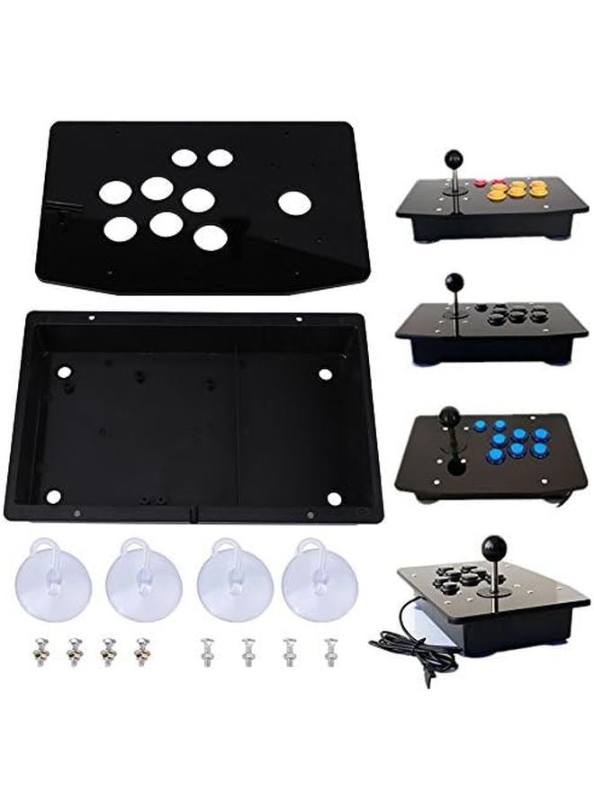 Walfront لوحة الأكريليك الأسود DIY مجموعة عصا التحكم لاستبدال وحدة تحكم خزانة آلة ألعاب الأركيد - Image 5