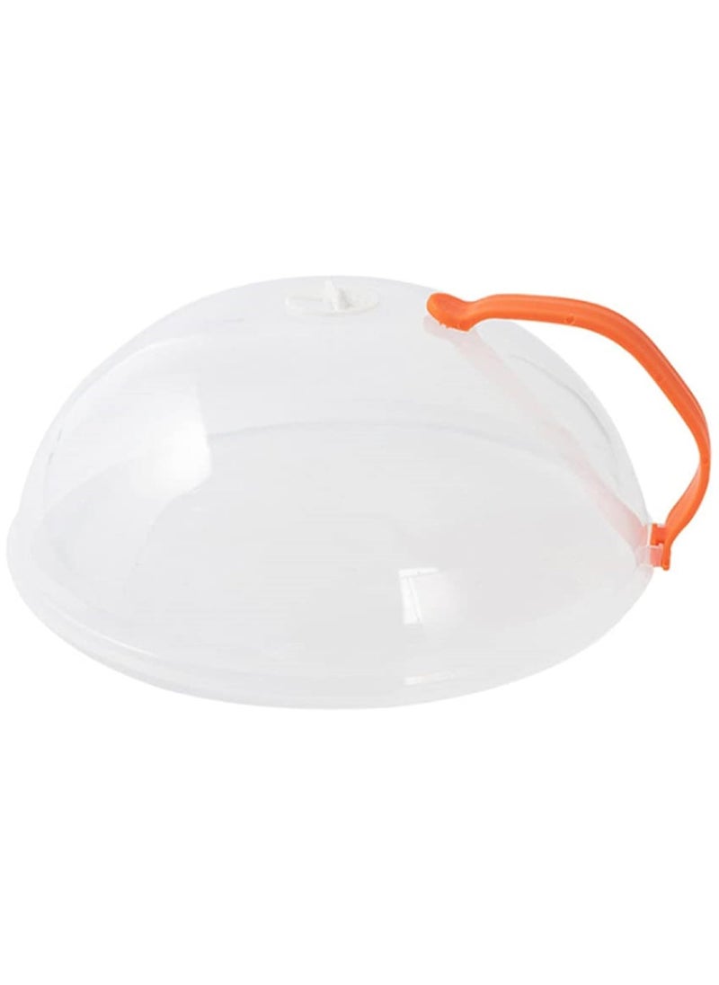 LIMITLESS - 1PC Microwave Plate Cover Anti-Splatter Microwave Food Covers with Handle and Steam Vent Holes, House Essentials for New Home Gifts, Food-Grade PP Material - Image 1