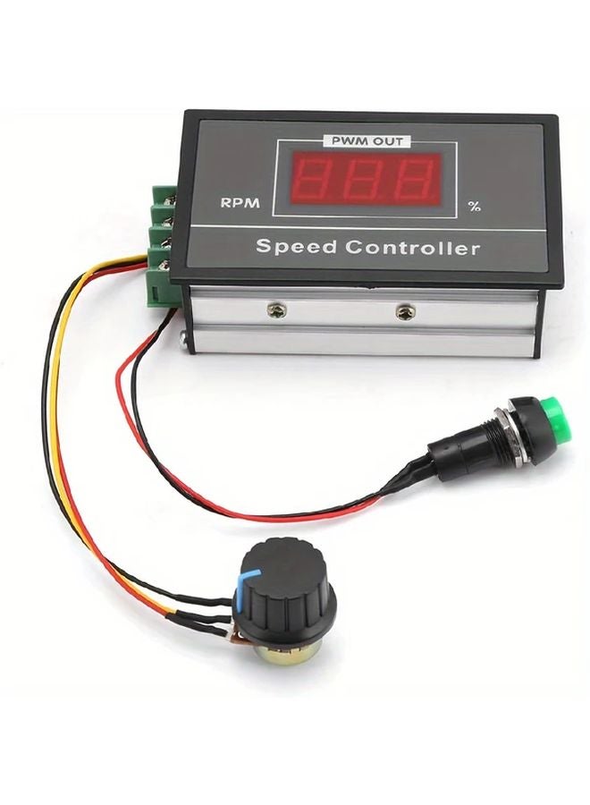 1 قطعة وحدة تحكم رقمية في سرعة محرك التيار المستمر 6-60 فولت 30 أمبير تعديل بلا تدرج باستخدام PWM مع عرض تمثيلي - Image 2