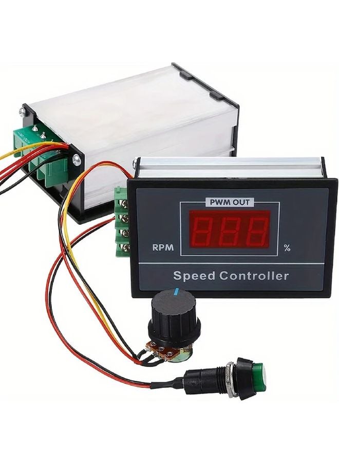 1 قطعة وحدة تحكم رقمية في سرعة محرك التيار المستمر 6-60 فولت 30 أمبير تعديل بلا تدرج باستخدام PWM مع عرض تمثيلي - Image 4
