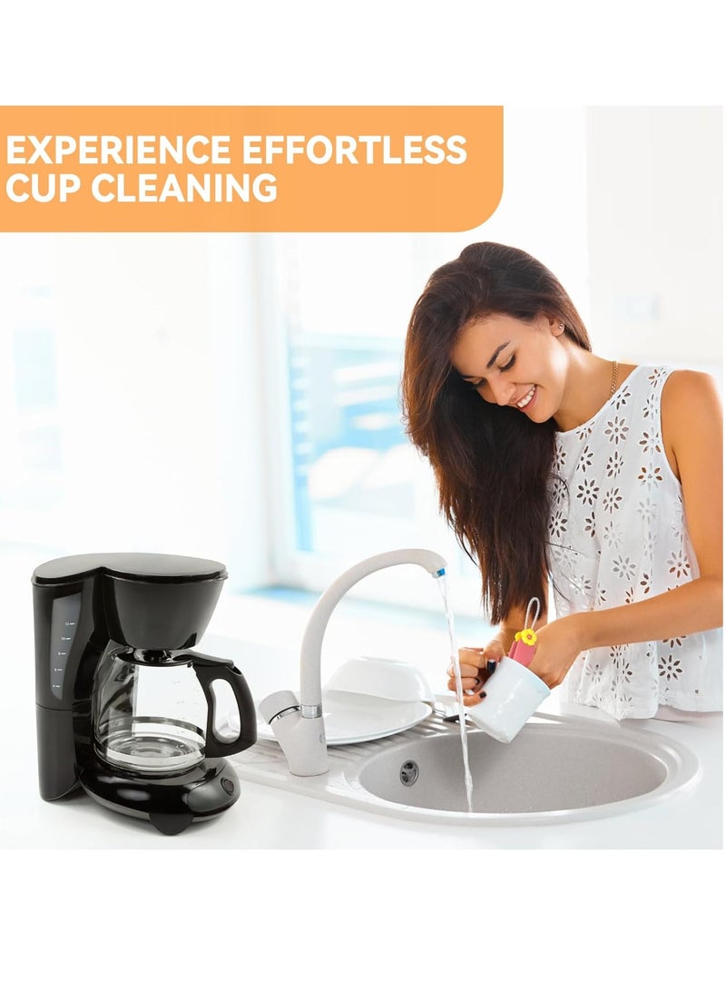 Bukela 3 in 1 Cup Lid Gap Cleaning Brush Set, Multifunctional Bottle Cleaning Brush, Cup Lid Gap Cleaner, Home Kitchen Crevice Cleaning Brush Tools (3Pcs, Multicolor) - Image 3