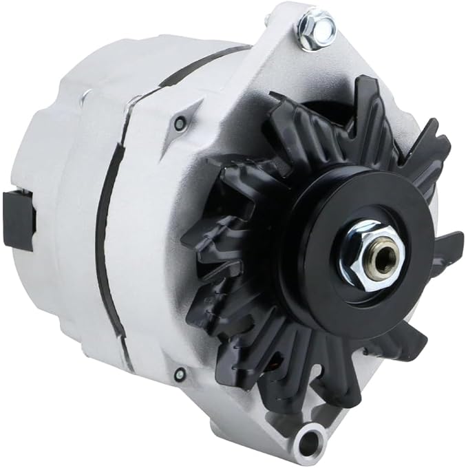 1 Wire System GM Alternator, Self Exciting High Output 105A, 10SI SBC BBC Fit for Chevy ADR0335 334-2114 ADR0325 7127-SE105 400-12340 20-102-7