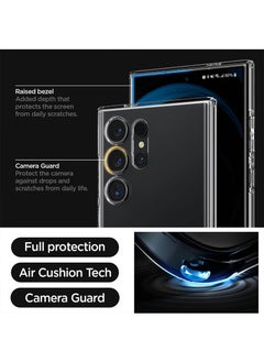 Spigen غطاء حماية من الكريستال السائل لهاتف سامسونج جالاكسي S24 الترا (2024) - شفاف كريستالي  - Image 5