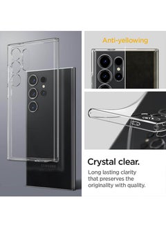 Spigen غطاء حماية من الكريستال السائل لهاتف سامسونج جالاكسي S24 الترا (2024) - شفاف كريستالي  - Image 4