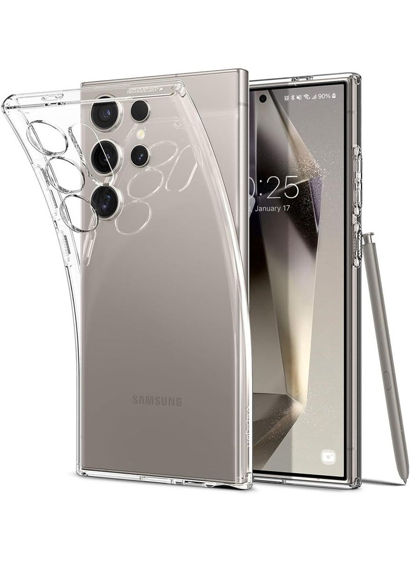Spigen - غطاء حماية من الكريستال السائل لهاتف سامسونج جالاكسي S24 الترا (2024) - شفاف كريستالي - Image 1