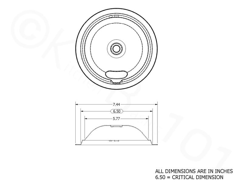 Kitchen Basics 101 Made In The Usa 4 Pack (2) 6"" & (2) 8"" Replacement Chrome Drip Pans For Whirlpool W10278125 W10196405 W10196406 - Image 5