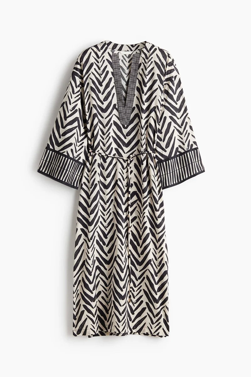 H&M Tie-belt tunic dress