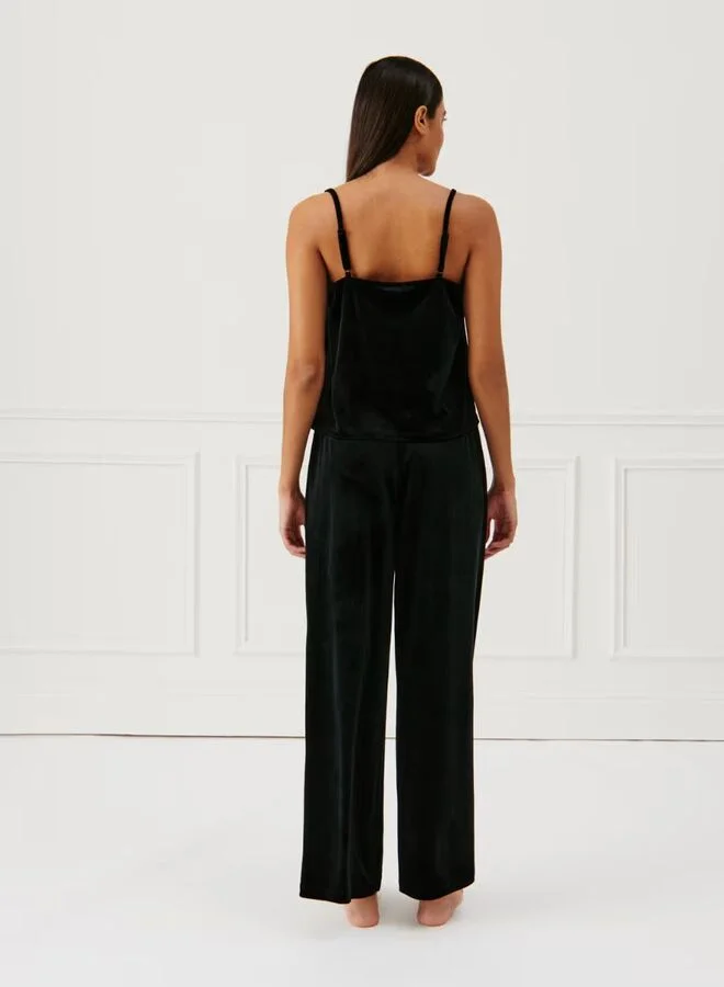 UNDIZ Wide velvet trousers