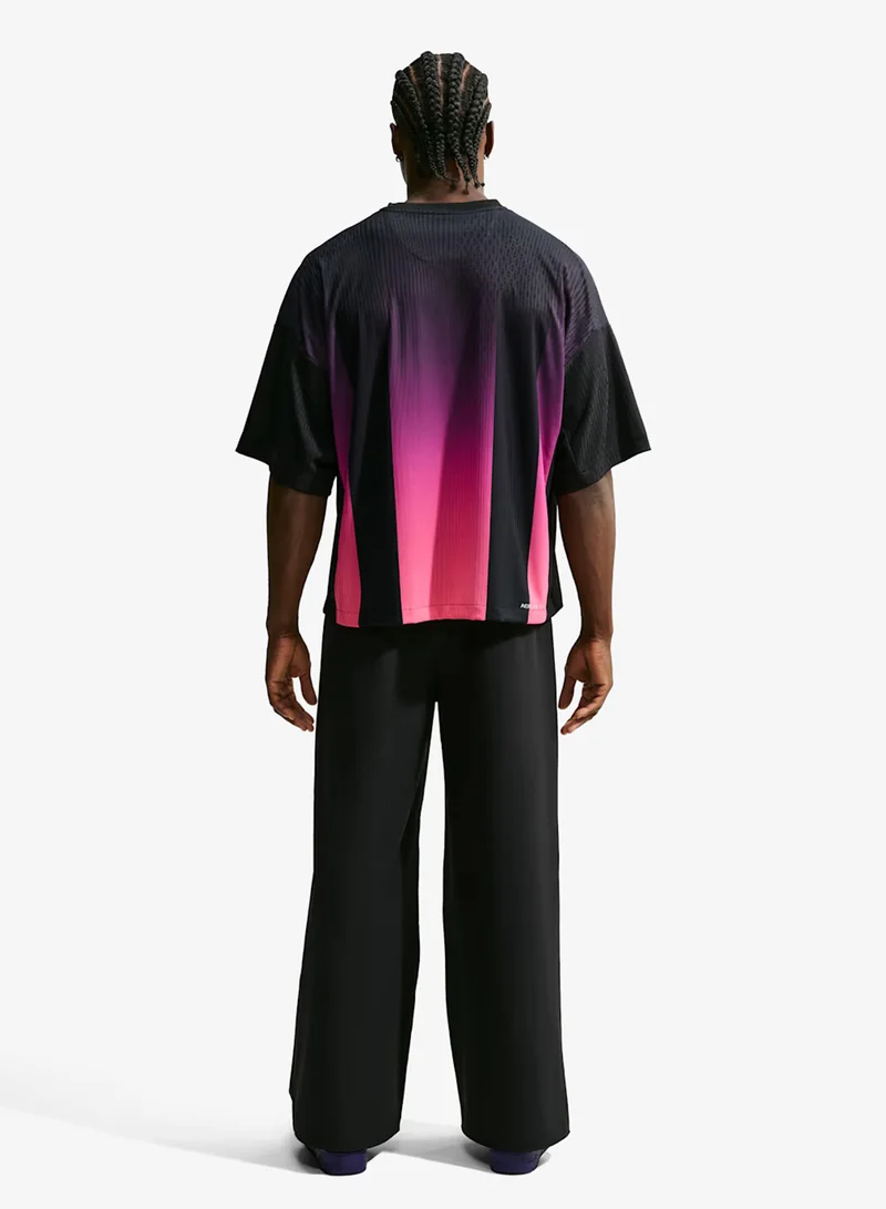 Nike BLACK/(RED PLUM) Global Football Jersey for Men | Best Price UAE