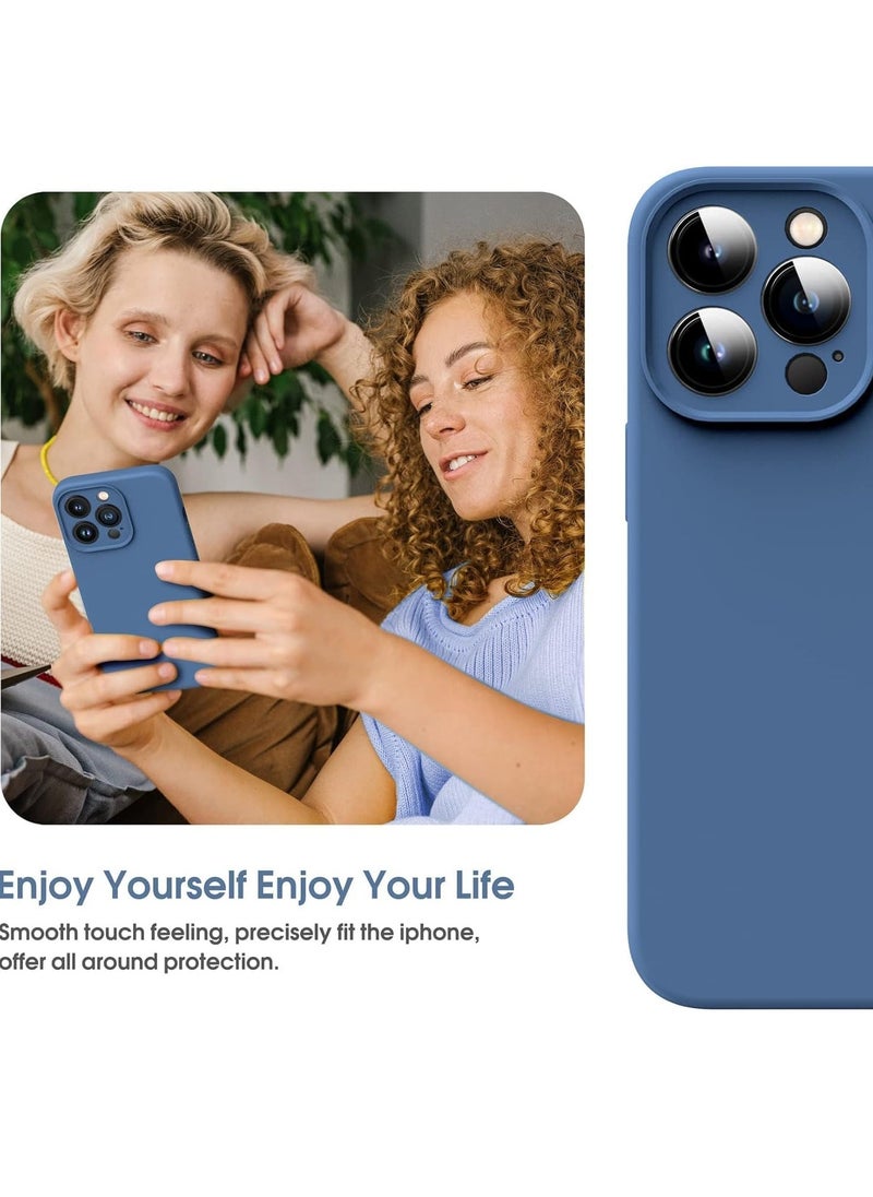 Raxoom Sleek Blue TPU Case for iPhone 14 Pro Max – Flexible Silicone Cover with Matte Finish - Image 5