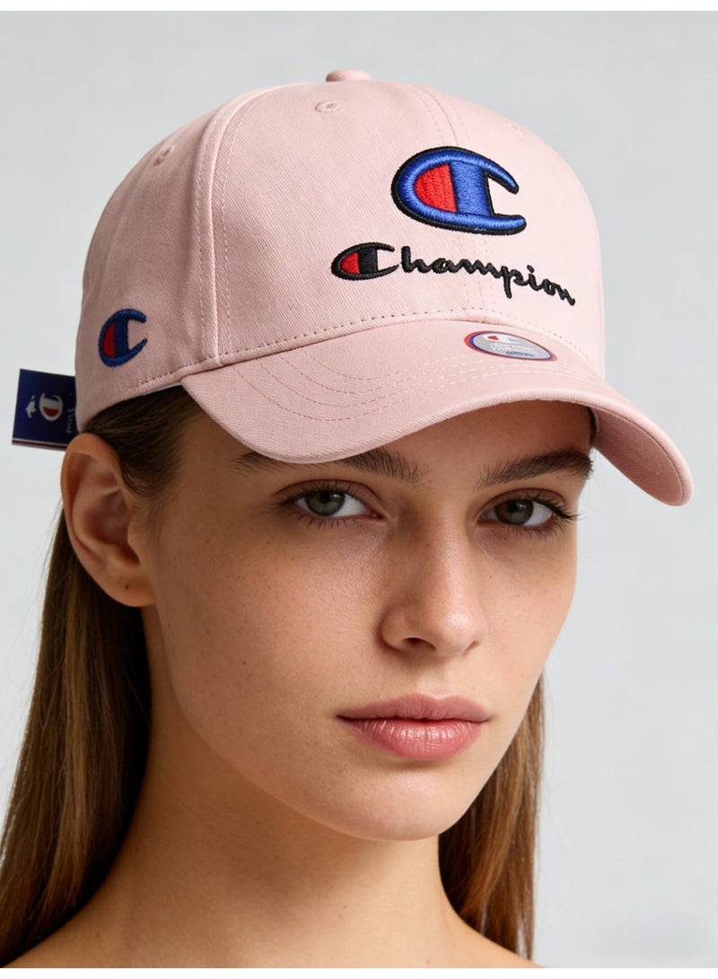 Champion Baseball Cap Unisex, Embroidered Script Logo Adjustable Casual Hat for Men Women, Classic Cotton Sports Sun Hat All Seasons - Image 4