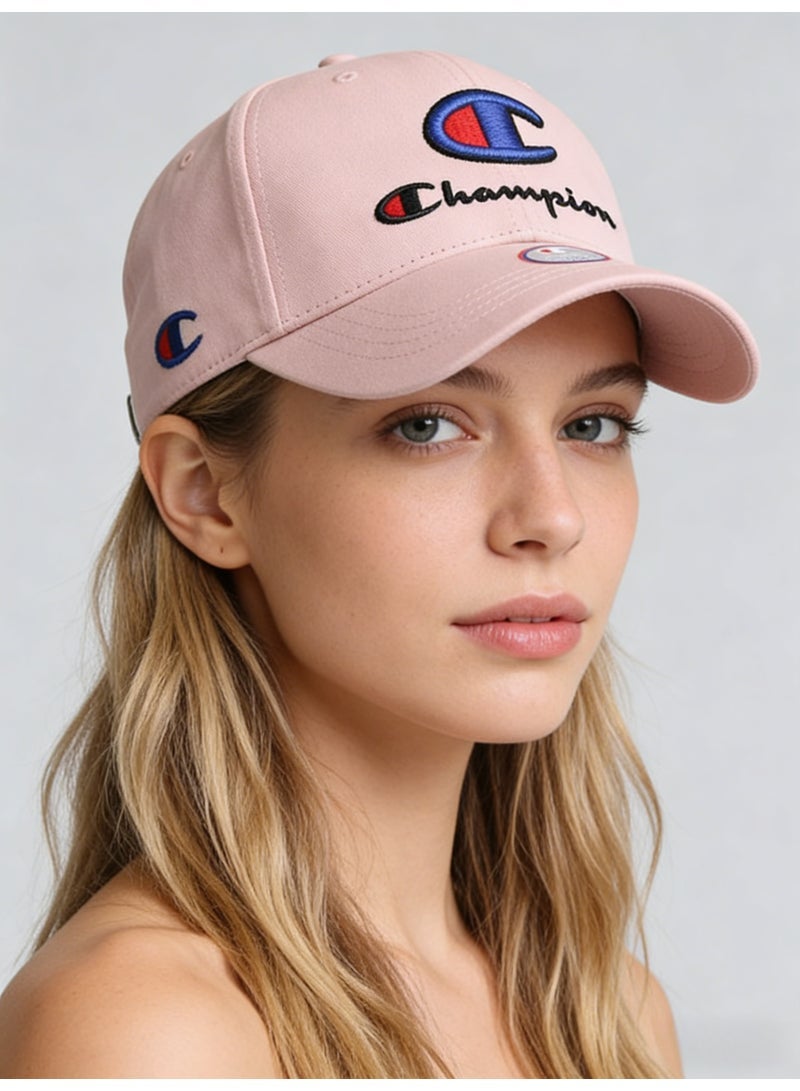 Champion Baseball Cap Unisex, Embroidered Script Logo Adjustable Casual Hat for Men Women, Classic Cotton Sports Sun Hat All Seasons - Image 1