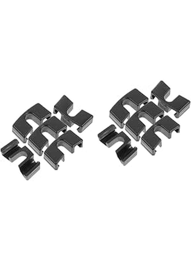 10 Pcs Chopsticks Training Helper Clips Reusable Dining Tool For Kids Boys Girls - Image 1