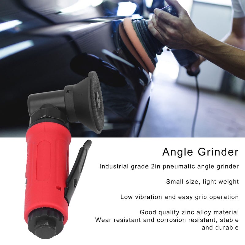 Angle Grinder Pneumatic Industrial Grade Rotary Cordless 90° Rust Removal Power Tool - Image 2