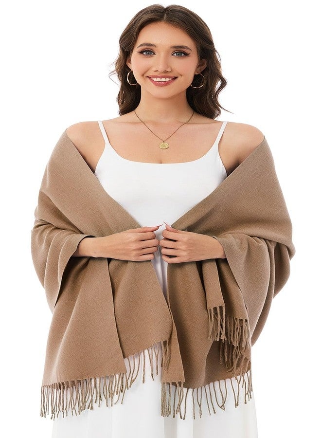 Sumolux Scarf for Women Pashmina Shawls Wraps for Evening Dresses Wedding Bridesmaid Gifts Winter Warm Soft Scarves - Image 1
