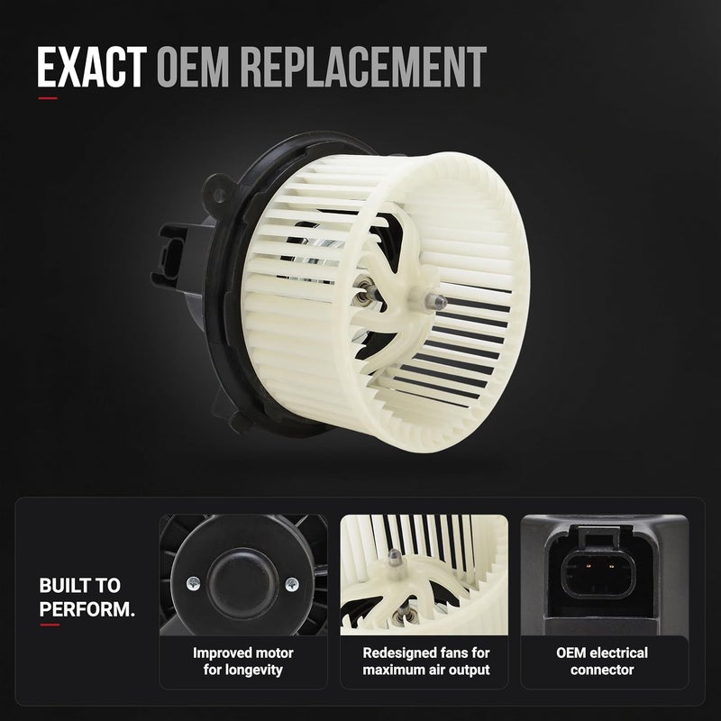 AA Ignition AC Heater Blower Motor with Fan - Compatible with Buick, Chevy, GMC & Saturn Vehicles - Image 3