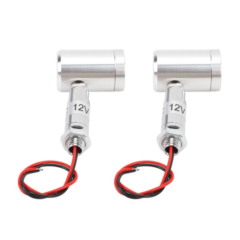 مصباح LED صغير محوري: 2 قطع ذا غلاف ألومنيوم DC12V 1W - زاوية شعاع 30 درجة وضوء LED عرضي ساطع بقوة 130 لومن للمنصات العرضية والأرفف وتزيين المنزل للاستخدام الداخلي - Image 3