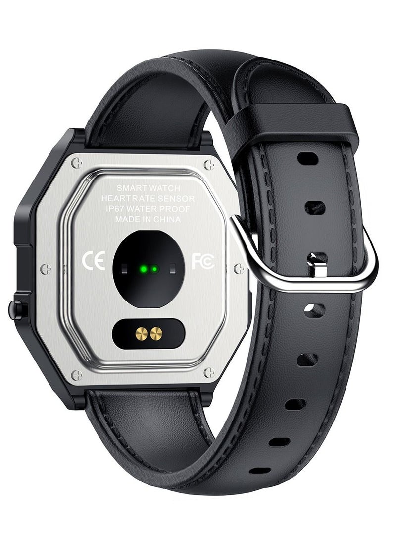 AROAQ KW18 Men Smart Watches IP67 Waterproof Watch Blood Pressure Monitor Heart Rate GPS Sports Smartwatch for Android iOS - Image 4