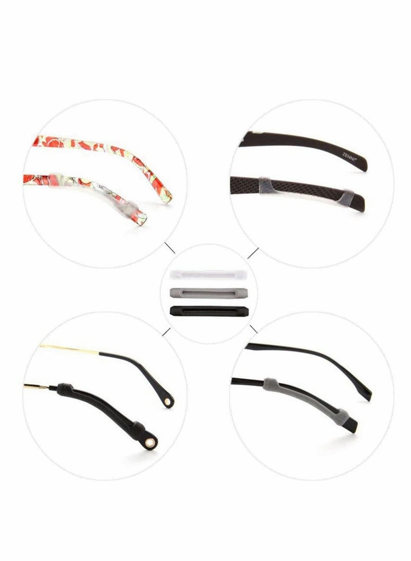 Generic Optical Premium Grade Comfortable Silicone Anti-Slip Holder for Glasses, Ear Hook, Eyeglass Temple Tip 4 Pair Protectors Eyeglasses Retainers Glasses Stoppers Grip  - Image 5