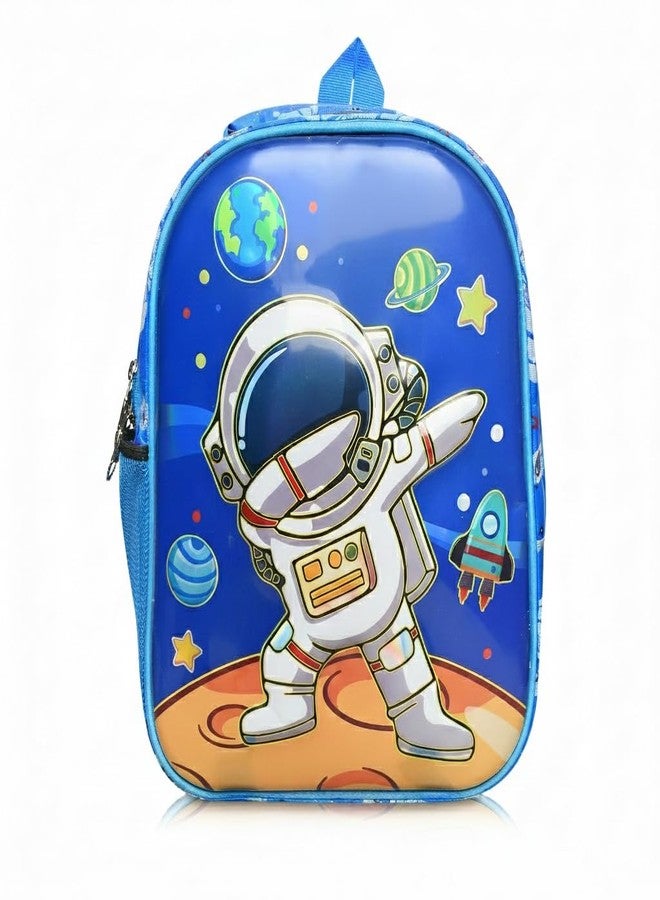 Stylbase Space School Bag For Boys And Girls Cartoon Printed Waterproof Backpack Bag Ideal For Small Kids Bag UKG Nursery 1st Class Girls School Bags 5-7 years 14 Inches - Image 1