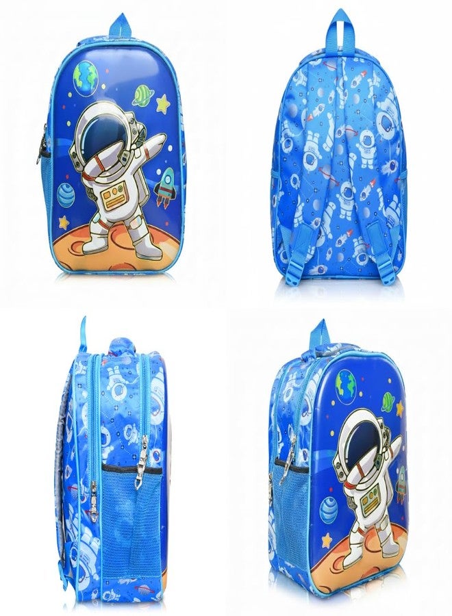 Stylbase Space School Bag For Boys And Girls Cartoon Printed Waterproof Backpack Bag Ideal For Small Kids Bag UKG Nursery 1st Class Girls School Bags 5-7 years 14 Inches - Image 2