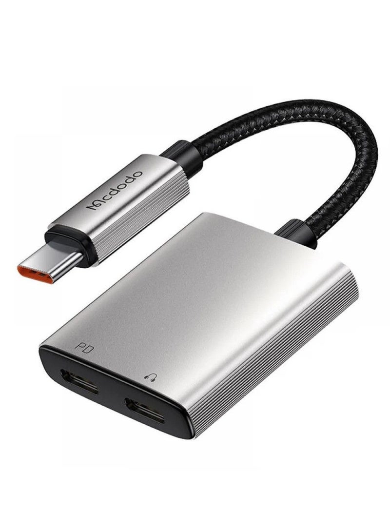 Mcdodo 2-in-1 USB-C to Dual USB-C Audio Adapter - CA-5570 - Image 2